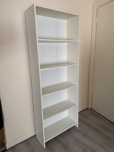 White 5-Shelf Bookcase / Shelving Unit
