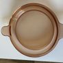 Vintage retro - Vision de Corning Large Tall Amber Casserole Dish and lid 3.5 litre Image 4