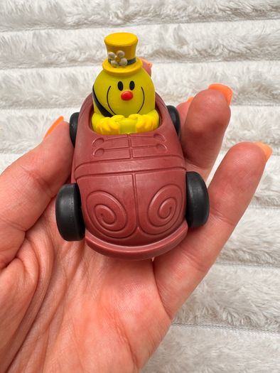 Mcdonalds Happy Meal Mr Men Mr Funny Figure Car Vehicle approx. approx. 5 cm. Used Please see photos