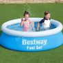 Fast Set Swimming Pool, 6'x20 for Kids and Adults, Blue (FREE POSTAGE) Image 2