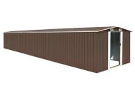 main image for ad Garden Shed Brown 257x779x181 cm Galvanised steel