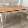 Extendable dining table with 6 chairs from hanley's Image 2