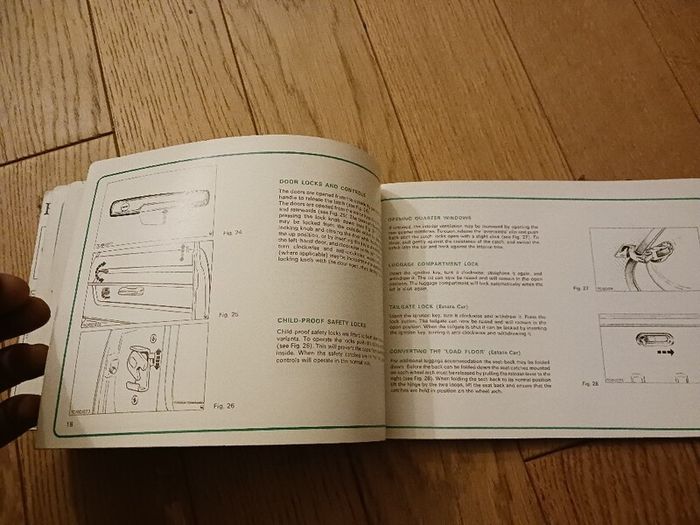 ford cortina owner handbook