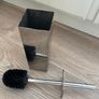Stainless Steel Toilet Brush & Holder Image 2