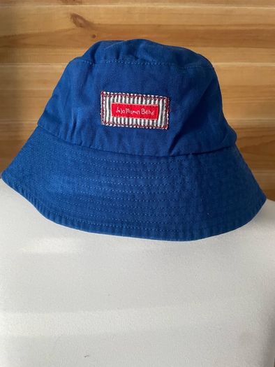 bucket hat kids 2-6 y blue JoJo Maman Bebe New