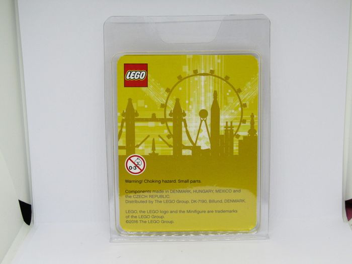 Lego Lester Minifigure London Leicester Square Limited Edition Exclusive Unnumbered Employee Version Very Rare This is Not Marked With Assigned Number As You Will See In The Pictures