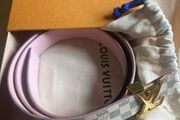 Louis Vuitton Damier Azur belt