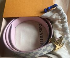 Louis Vuitton Damier Azur belt