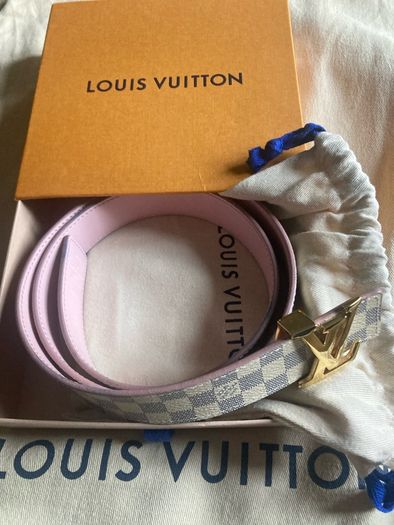 Louis Vuitton Damier Azur belt