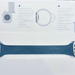 Boxed Apple Watch 46mm Blue Braided Solo Loop - Size 8