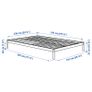 IKEA VEVELSTAD standard double bed Image 3