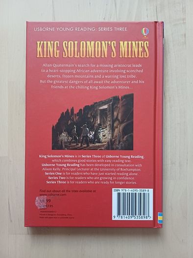 King Solomon's Mines by H.R. Haggard (Illustrated Adventure Hardback 2012)