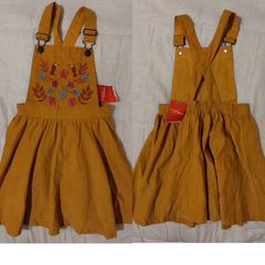 Pinafore Corduroy Dress, New With Tags
