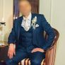 Benetti Luxury 3 Piece Suit Electric Navy (Wedding, Best Man, Groomsman, Sunday Suit) Image 2