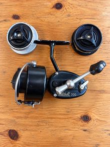 Vintage Mitchell 300 Spinning Reel With Two Spare Spools