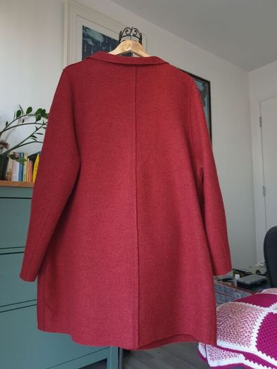 Oska Burgundy Red Wool Coat Size 3