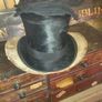 Antique Top Hat /Gloves Image 3