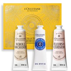 L'Occitane Floral Hand Cream Trio