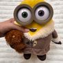 Minions Bob with Teddy Bear Soft Toy Minion Despicable Me Soft Plush approx. 30 cm. Used Please see photos Image 6