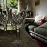 Pair of Waterford Crystal red wine Glasses Image 2