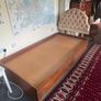Wooden single bed with drawers Image 3