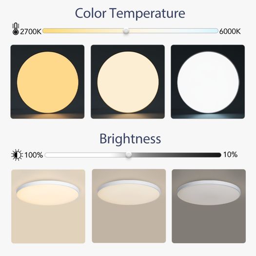 Ceiling lamp RGBCW Ceiling Light Wifi APP Voice Control With Alexa Yandex 30W LED Lights For Livingroom decoration Bedroom