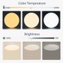Ceiling lamp RGBCW Ceiling Light Wifi APP Voice Control With Alexa Yandex 30W LED Lights For Livingroom decoration Bedroom Image 4