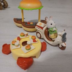 Sylvanian Families Hamburger Stand set