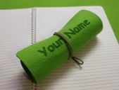 Back to School Personalised Unique Felt Pencil Case