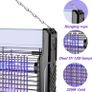 NEW SALE | 3200V Electronic Insect and Fly Killer,USB Plug Powerful Fly Trap Bug Zapper Indoor Outdoor,Fly Zapper Attracting Mosquito with UV Light for Kitchen,Home,Indoor Garden Yard Image 6