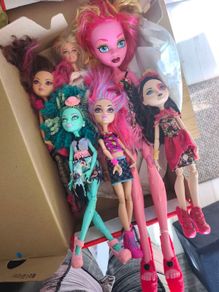 monster high and ever after dolls