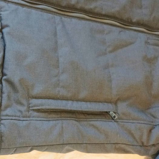 Paul Costelloe Living Men Grey Padded Quilted Jacket - Size XL