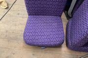 Vintage bus seats