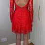 LIMITED EDITION red lace dress in size 8 Image 6