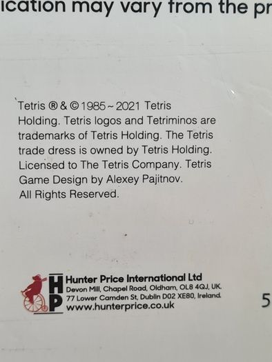 Tetris Jigsaw Puzzle 1000 Piece Brand New Sealed