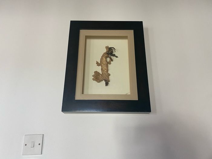 Carl Payne Sculpture Grace Figurine in Frame
