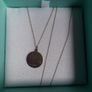 Gold disc and chain Image 7