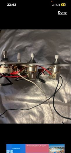Fender Stratocaster potentiometer harness wiring set with 3 way switch volume tone push pull electric guitar parts accessories