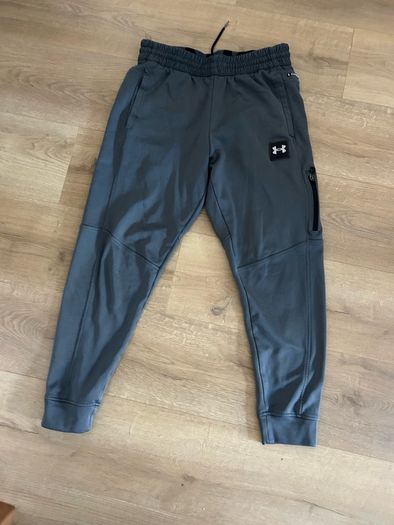 Under Armour Mens Grey Woven Training Tracksuit Bottoms