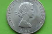 United Kingdom 1965 year coin.