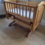 Wooden rocking Cot Image 2