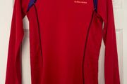 Bjorn Borg Performance Long-Sleeve Top - Size S - Thumb Holes &amp; Back Zip Pocket