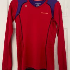 Bjorn Borg Performance Long-Sleeve Top - Size S - Thumb Holes & Back Zip Pocket