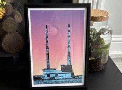 Jando Dublin Poolbeg Chimney print