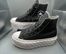 Converse Chuck Taylor All Star Lift 2X Platform Matte Metallic Women UK 5 EU37.5