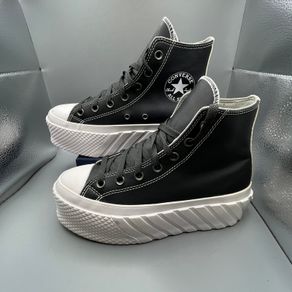Converse Chuck Taylor All Star Lift 2X Platform Matte Metallic Women UK 5 EU37.5
