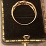 9ct diamond gold ring size O Image 4