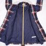 Savida Navy Blue Red Tweed Plaid Coat White Sherpa Trim 8UK/36EU Image 10