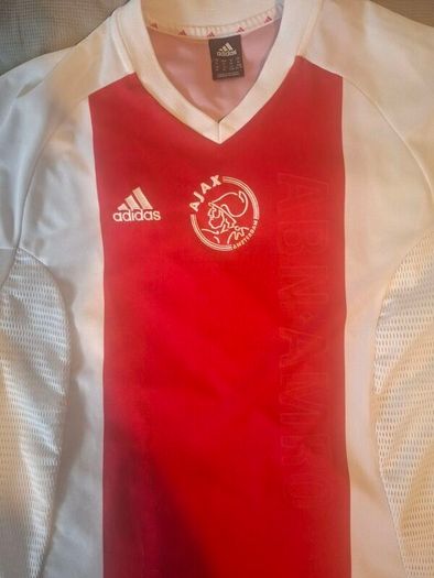 Official Vintage Adidas Ajax Amsterdam home jersey from the 2002-2004 era