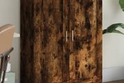 Book Cabinet Smoked Oak 82.5x30.5x115 cm